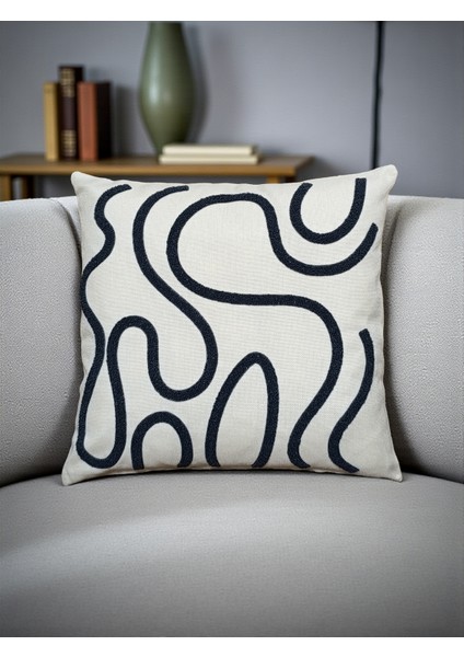 Bohem Tarz Punch Nakışlı Kırlent Kılıfı | 43X43 cm fiyatları