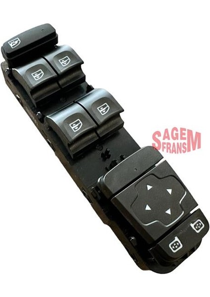 Ön Sol Cam Açma Düğmesi ve Ayna Kumanda Paneli Renault Megane Iv 16 Talısman 15 Kadjar 15 Scenıc Iv 16