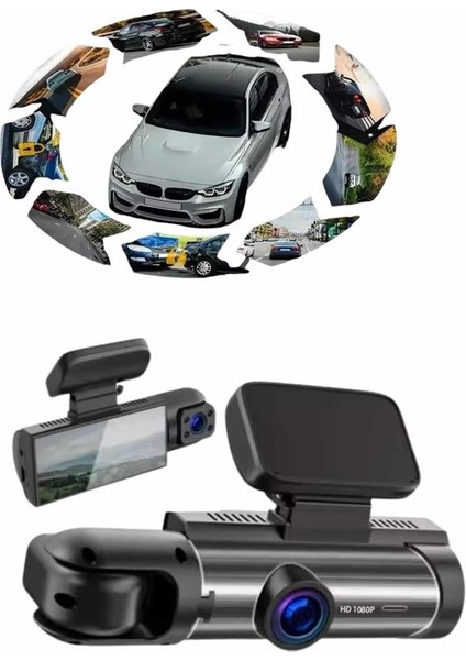 Allzey Araç Kamerası Dönebilen Hd Kaliteli Video ve Fotoğraf Kaydedici fırsatları
