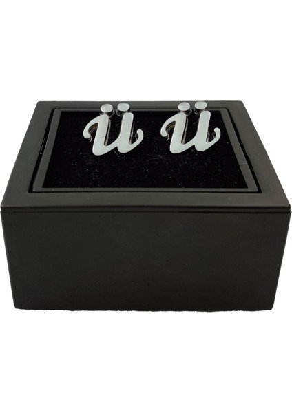 Kişiye Özel Ü Harfli Kol Düğmesi