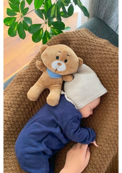 Uyku Arkadaşı Ayıcık – Mavi Fularlı