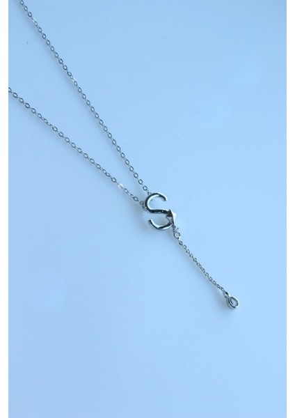 Uzak Şehir S Harfli Çelik Alya Kolye Kararmaz Renk Atmaz