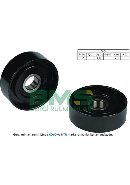 Alternatör Gergi Rulmanı Clıo I 1.2-1.4 90-98 - Dacıa Solenzo