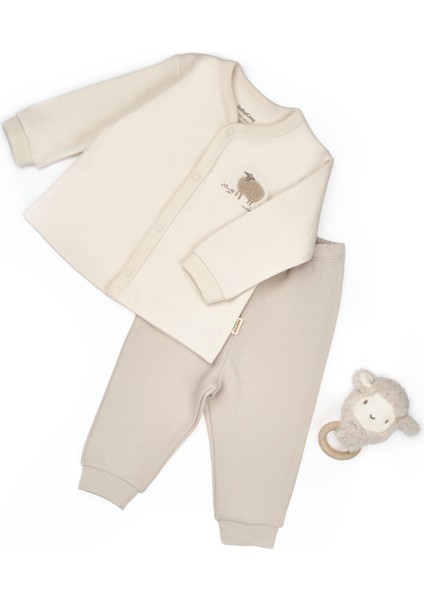 Bebek Alt Üst Takım %100 Organik Pamuk , Bebek - Yenidoğan- CSY8186