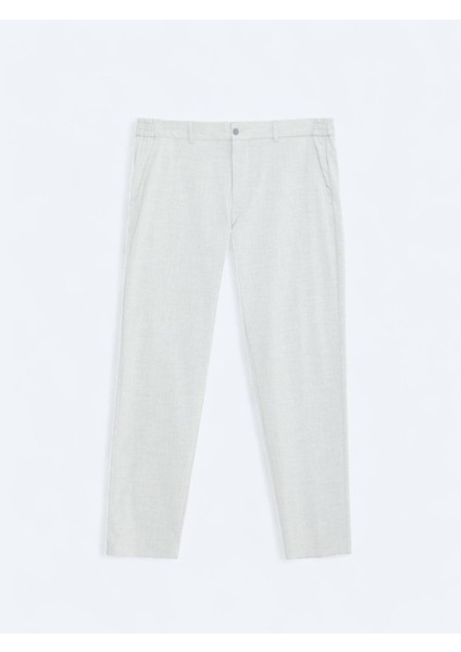 Gri Dokuma Jogging Fit Casual Pantolon