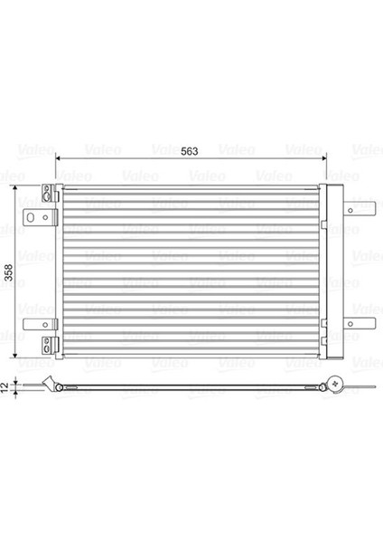 Klima Radyatörü Kondenseri Opel Astra L-Grandland-Vıvaro C-Zafıra Lıfe Peugeot P3008 II-P308 Iı- P5008 II-P508 Expert Ivpartner-C4 Pıcasso-Jumpy Iv-Partner-Berlıngo 1.2-1.5-1.6-2.0 Hdı-Puretech-Thp
