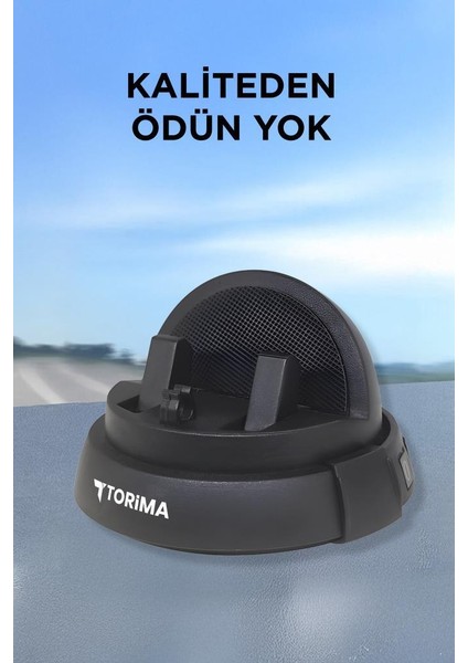 JX-059 Siyah 360 Derece Dönebilen Numaratörlü Güçlü Araç Içi Telefon Tutucu fırsatları
