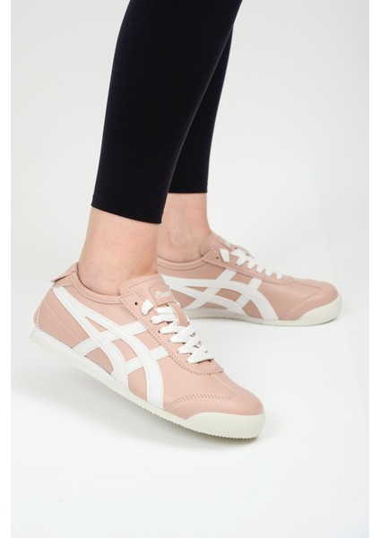 E-2009 Pudra Beyaz Kadın Sneaker Spor Ayakkabı