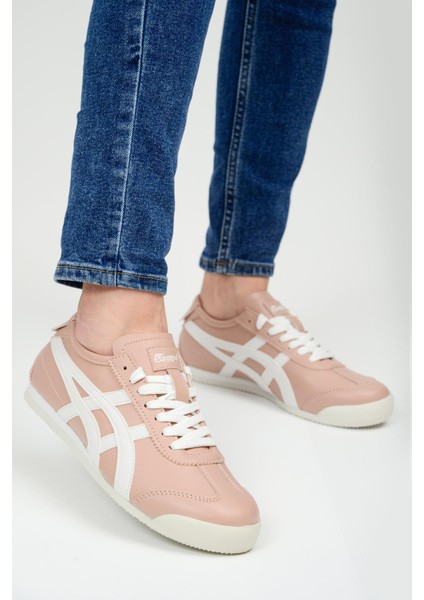 E-2009 Pudra Beyaz Kadın Sneaker Spor Ayakkabı fiyatları