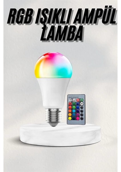 Akıllı Rgb LED Ampul LED Uzaktan Kumandalı Renk Değiştiren Ampul fiyatları