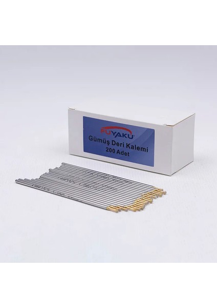 Gümüş Deri Kalemi Metal (200 Adet) fiyatları