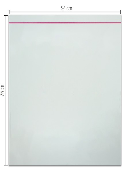 24*35 Bantlı OPP (Parlak-Şeffaf) Jelatin 100 Adet