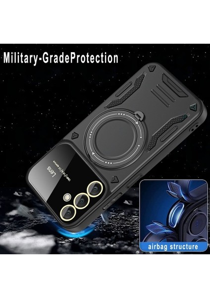Samsung Galaxy S25 Fe Kılf Magsafe Stand Özellikli Lens Korumalı Kılıf fırsatları