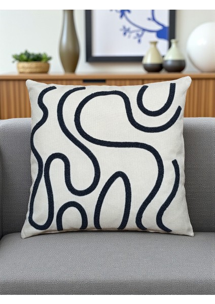 Bohem Tarz Punch Nakışlı Kırlent Kılıfı | 43X43 cm fırsatları