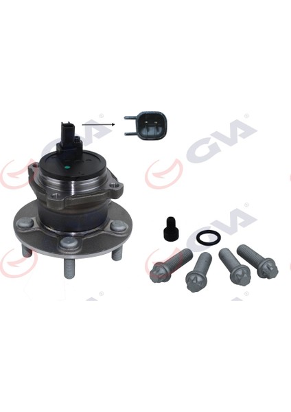 Arka Teker Poryası Rulmanlı Focus C-Max 07 11 -Focus Iı 04 11 Abs Li 5 Bijon Sensor Dahıl