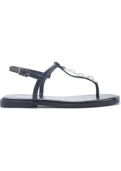 Inci Incı Aıda 5fx Siyah Kadın Düz Sandalet