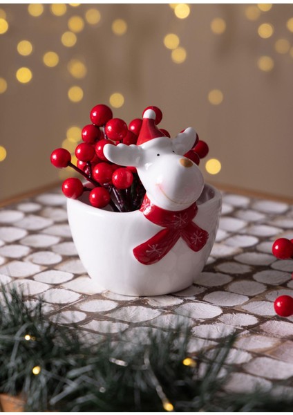 Yılbaşı Kasesi Çerezlik 13X11X13 cm fırsatları