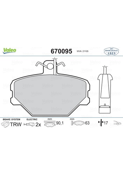 Ön Balata Fişli Tmpr-Tipo Uno 1.4-1.6 Panda 85-04