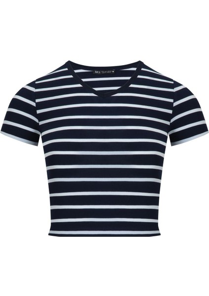 Kadın 3'lü Paket Kısa Kollu V Yaka Crop fiyatları