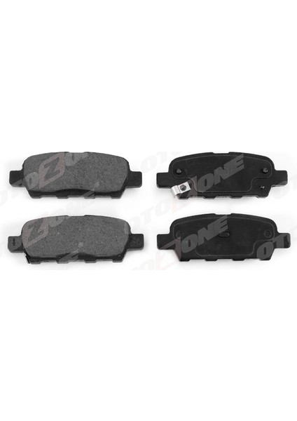 Arka Fren Balata Nıssan Qashqaı 1.6l 2.0l HR16 HR20 J10 06-10 / Juke 1.5l Dci F15 10- 1.6l HR16DE F15 10- / Murano 3.5l Z51 Dci 08- / X-Traıl 2.0l M9R MR20DE T31 07-13