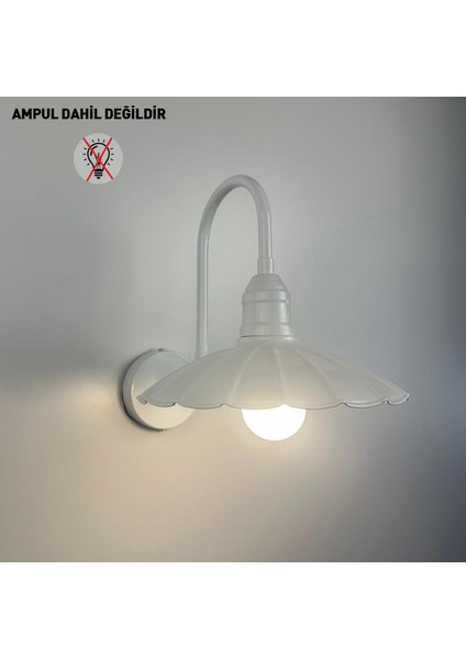 Vonka Beyaz Metal Aplik Mutfak Iç Mekan Salon Cafe Ofis Pastane Modern Dekoratif Aplikleri modelleri