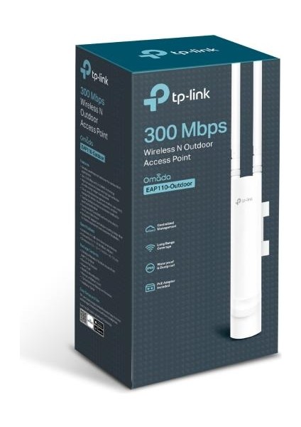 Tp-Lınk Omada EAP110-OUTDOOR 1 Port 10/100 2.4ghz 2x2 Mu-Mımo 300MBPS 2X3DBI Anten Dış Ortam Access Poınt(Adaptörlü) fiyatları