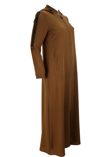 5034 Sarmoda Ferace Kapşon Leopar fiyatları