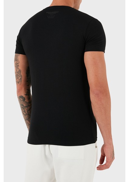 Pamuklu Slim Fit Bisiklet Yaka T Shirt Erkek T Shirt DCM380020 01 fiyatları