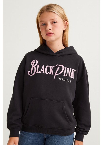 Black Pink Kız Çocuk Sweatshirt