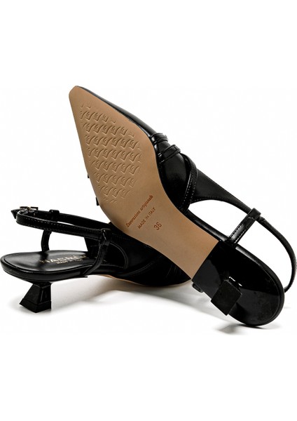 Kadın Topuklu/ Stiletto 1971010 Nacree Capra Nero