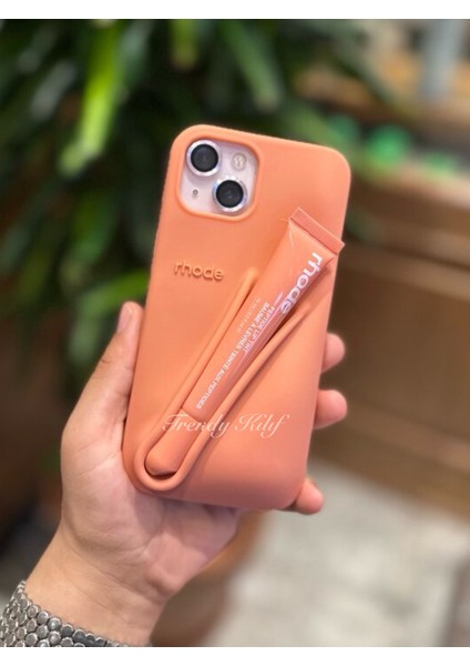iPhone (15) Uyumlu Rhode Kılıf (Peach Pit)