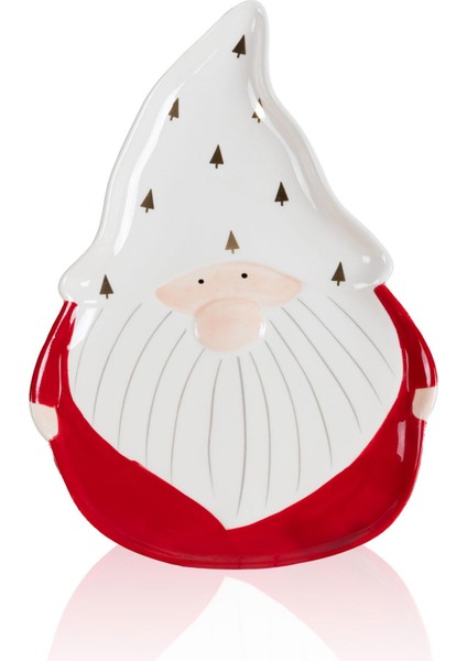 Yılbaşı Servis Tabağı 26X18 cm