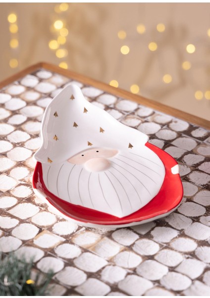 Yılbaşı Servis Tabağı 26X18 cm modelleri