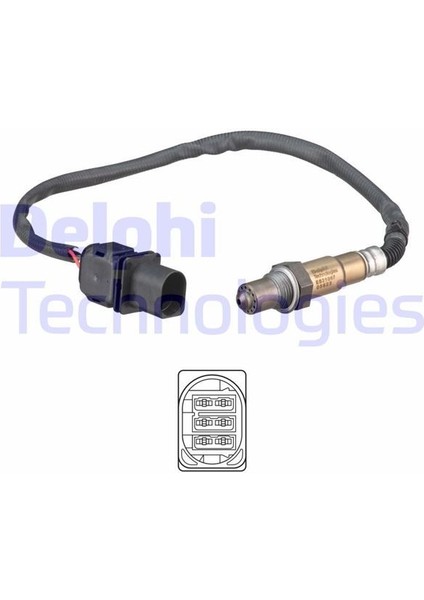 Delphı ES21067-12B1 - Oksıjen Sensoru Bmw E87 F20 F21 E90 E91 E92 E93 F07 F10 F11 F30 F31 F34 E60 E61 F01 E83