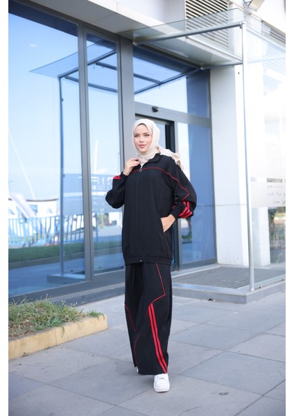 Kadın Şık Spor Eşofman Takımı Fermuarlı & Alt Üst Takım 495 modelleri