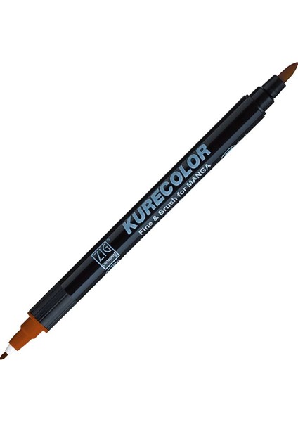 Kurecolor Fine & Brush For Manga Marker Çizim Kalemi 705 Brown