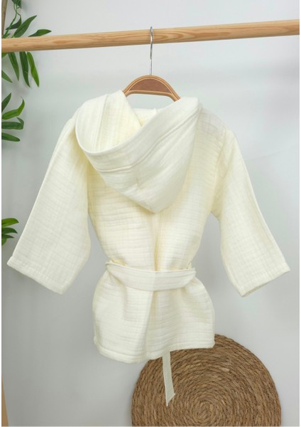 Müslin Yeni Doğan 4katlı Organik %100PAMUK Kişiye Özgü Nakışlı 0-2 Yaş Bornoz (Ayıcıklı) fiyatları