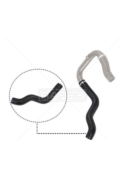 R11545 - Turbo Hortumu Büyük Fıat Grande Punto 1.3 Mjtd 05