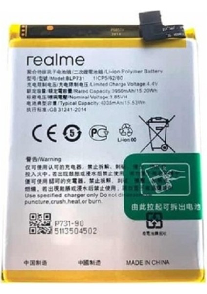 Realme 6 / 6i Pil Batarya BLP731