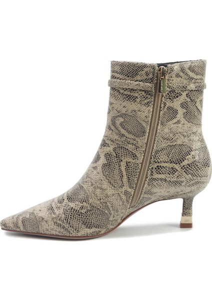 Brella2 5pr Bej Kadın Topuklu Bot