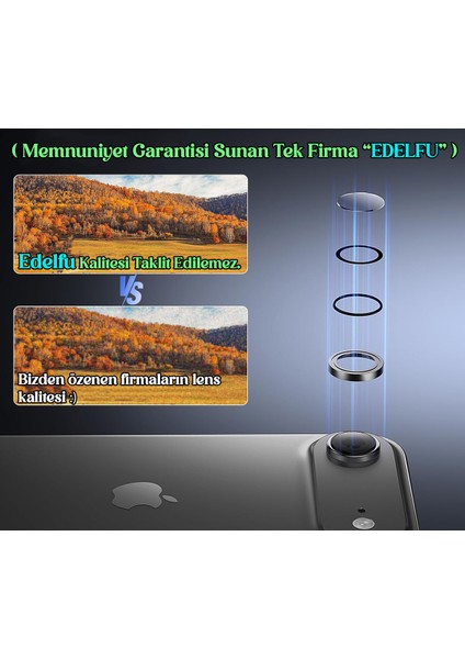 iPhone 17 Air - Takma Aparatlı Metal Temperli Dayanıklı Kamera Lens Koruyucu Hd Kalite fiyatları