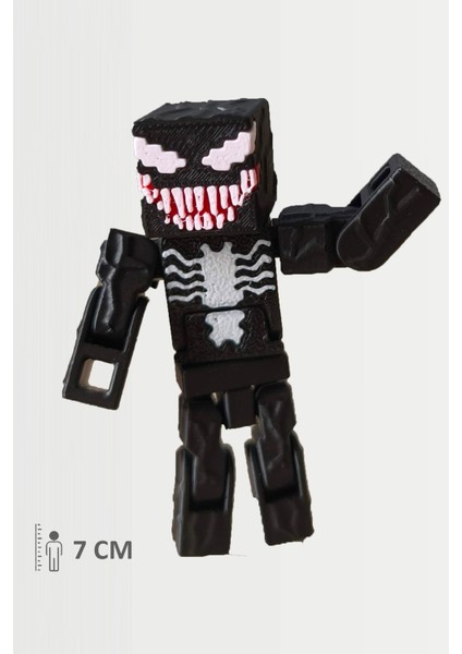 Minecraft Venom Hareketli Eklemli Figür