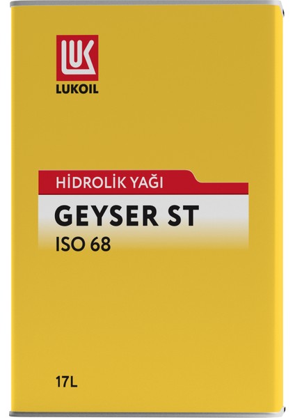Lukoıl Geyser St Iso 68 15 kg (Yüksek Performanslı Hidrolik Sistem Yağı)