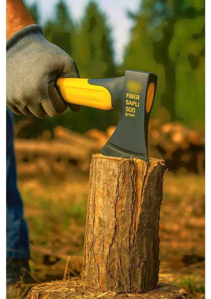 500 gr Fiber Saplı Balta – Ergonomik ve Dayanıklı Tasarım Et Kemik Ağaç Dal Her Iş Yapılır modelleri