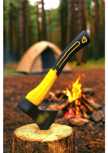 500 gr Fiber Saplı Balta – Ergonomik ve Dayanıklı Tasarım Et Kemik Ağaç Dal Her Iş Yapılır fırsatları