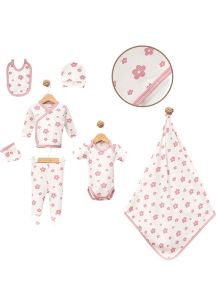 Papatya Battaniyeli 7 Li Zıbın 3 Ay Kız