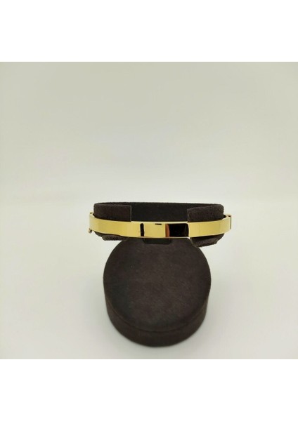 Sarı Altın Kalın Kelepçe - KLP0327 fiyatları