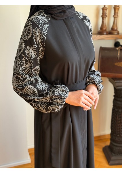 Süzene Nakışlı Reglan Kol Ferace 5051 fiyatları