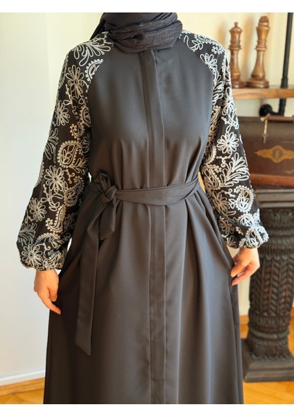 Süzene Nakışlı Reglan Kol Ferace 5051 modelleri