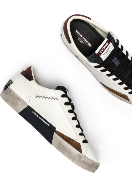 Erkek Sneaker ( Günlük) 11000AA8 Crime London Dıstressed White indirimleri